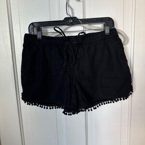 J crew linen blend tassel shorts- medium